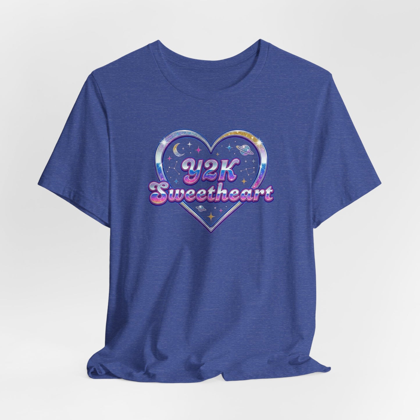 Y2K Sweetheart Tee – Retro Heart Valentine Shirt
