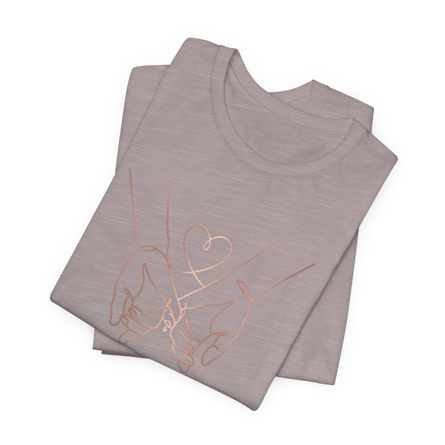 "Happily Ever After" Tee — Beautiful Line Art Love Bond