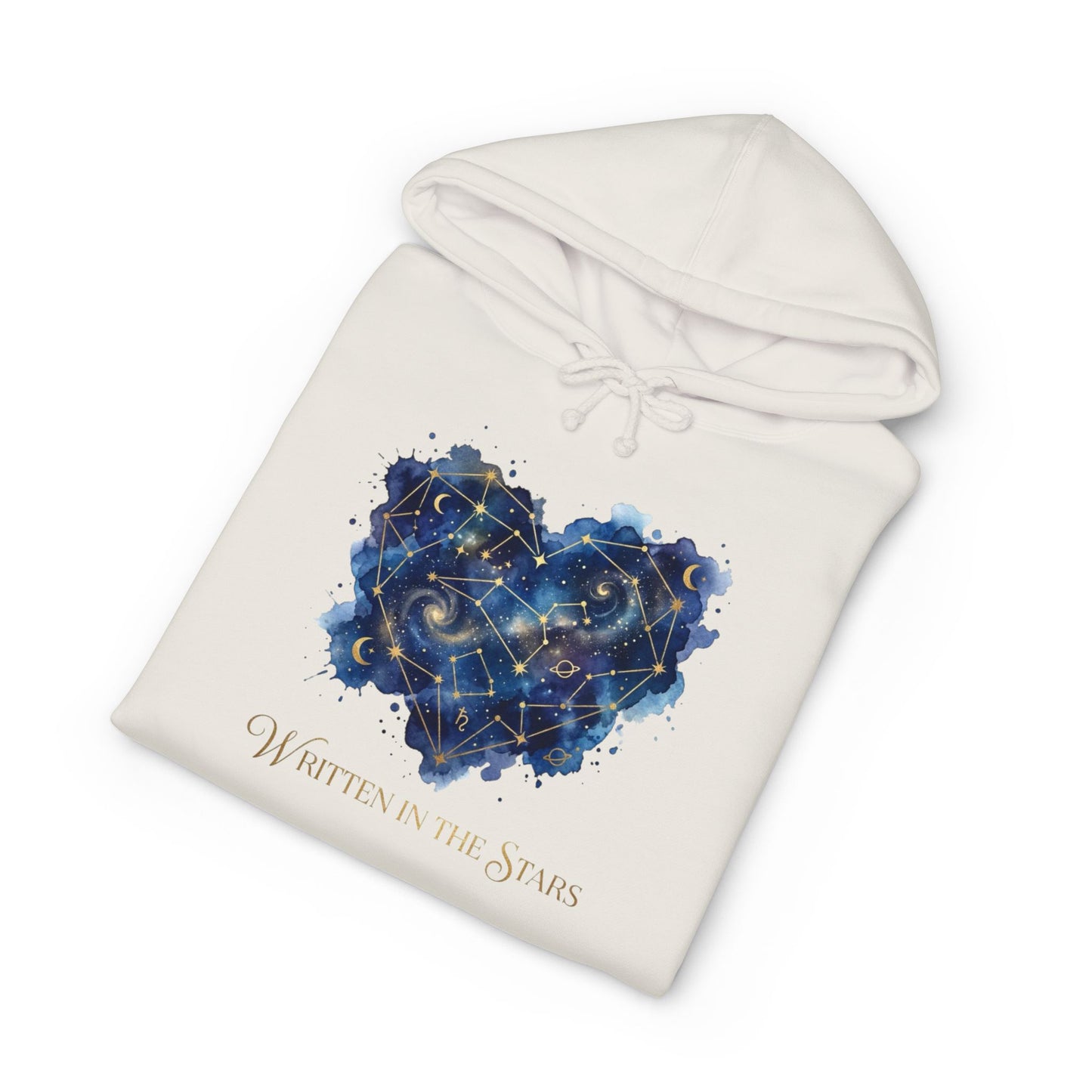 Galaxy Heart Hoodie — "Written in the Stars" Astral Graphic Pullover