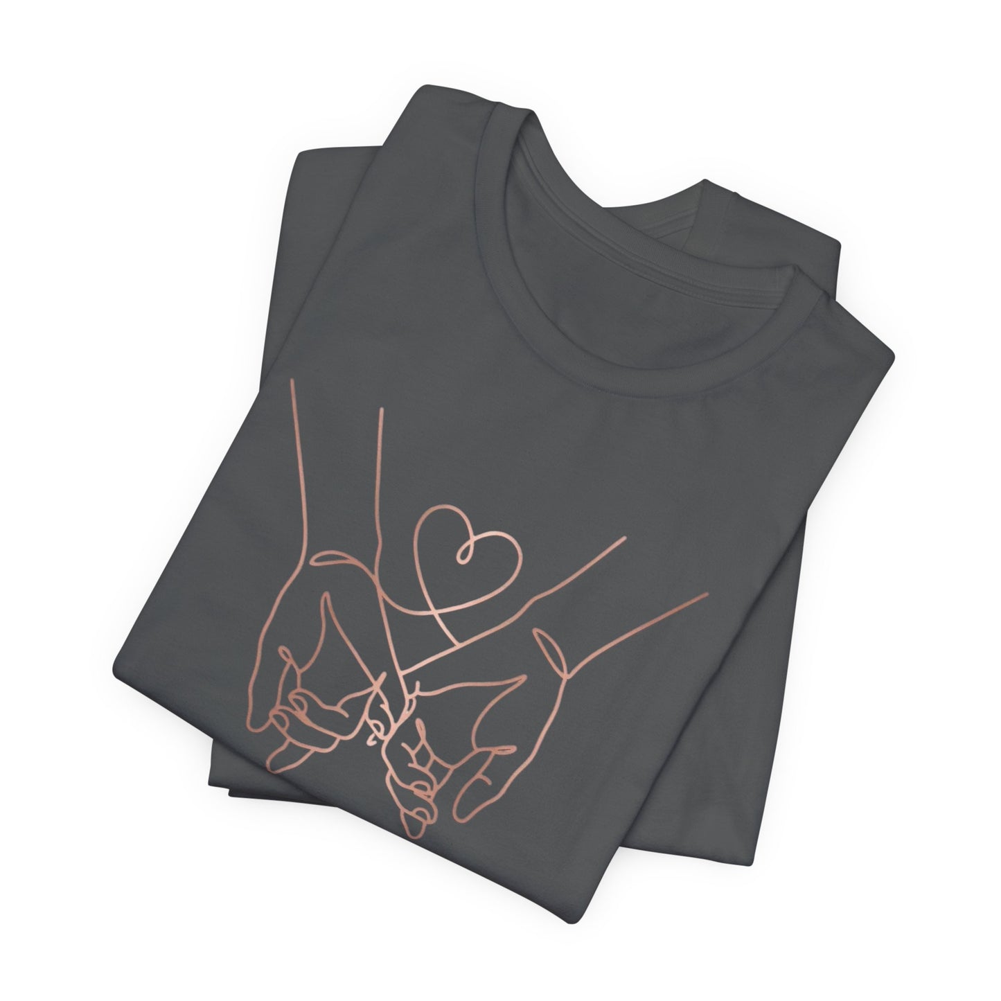 "Happily Ever After" Tee — Beautiful Line Art Love Bond