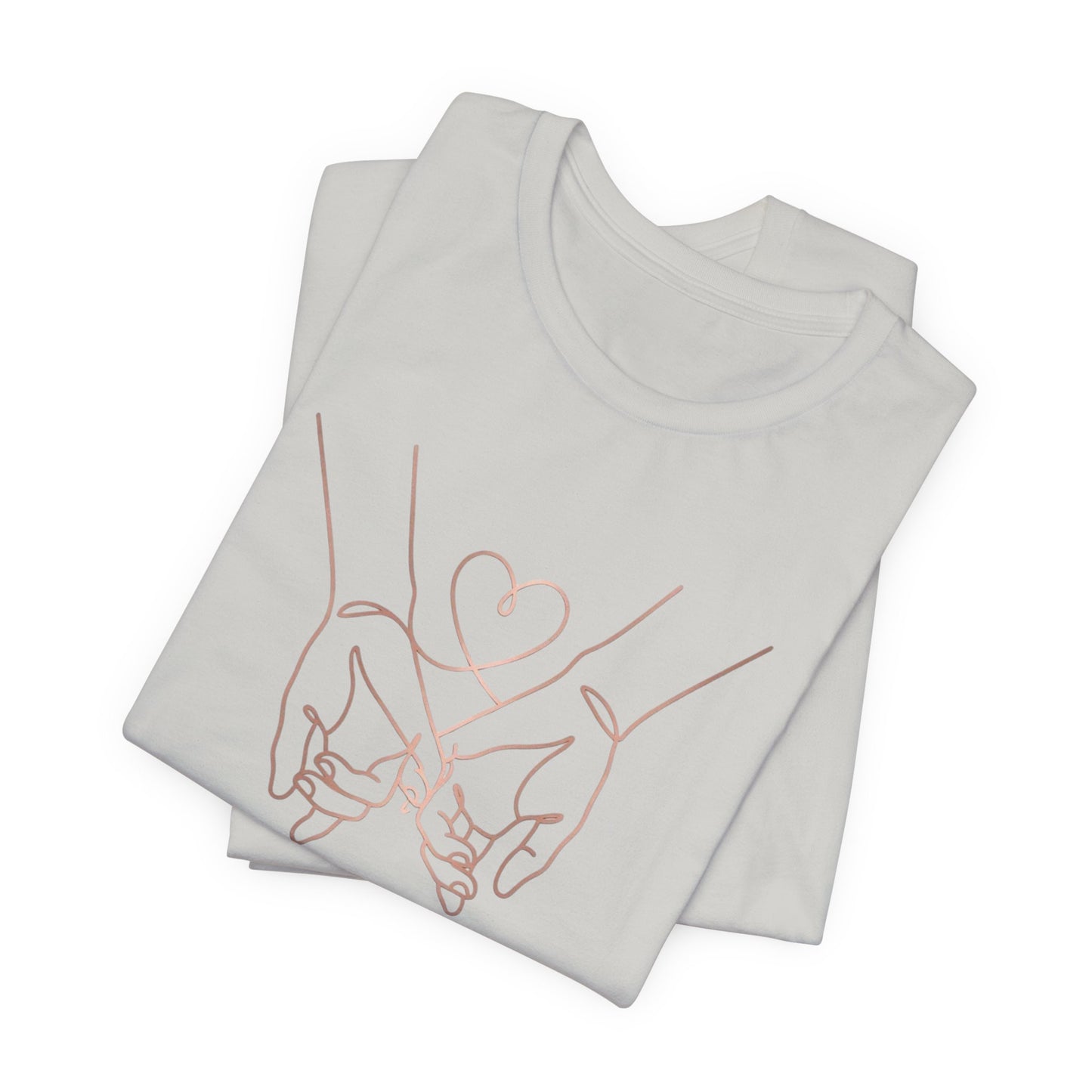 "Happily Ever After" Tee — Beautiful Line Art Love Bond