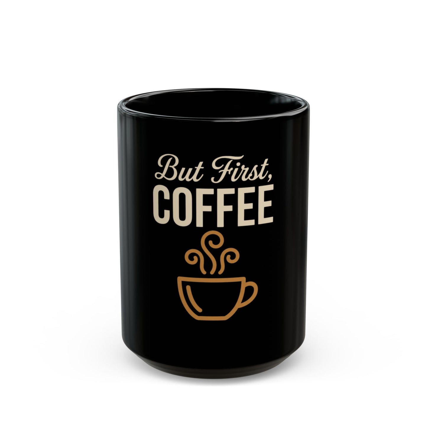 "But First, Coffee" – Minimalist Coffee Lover Mug