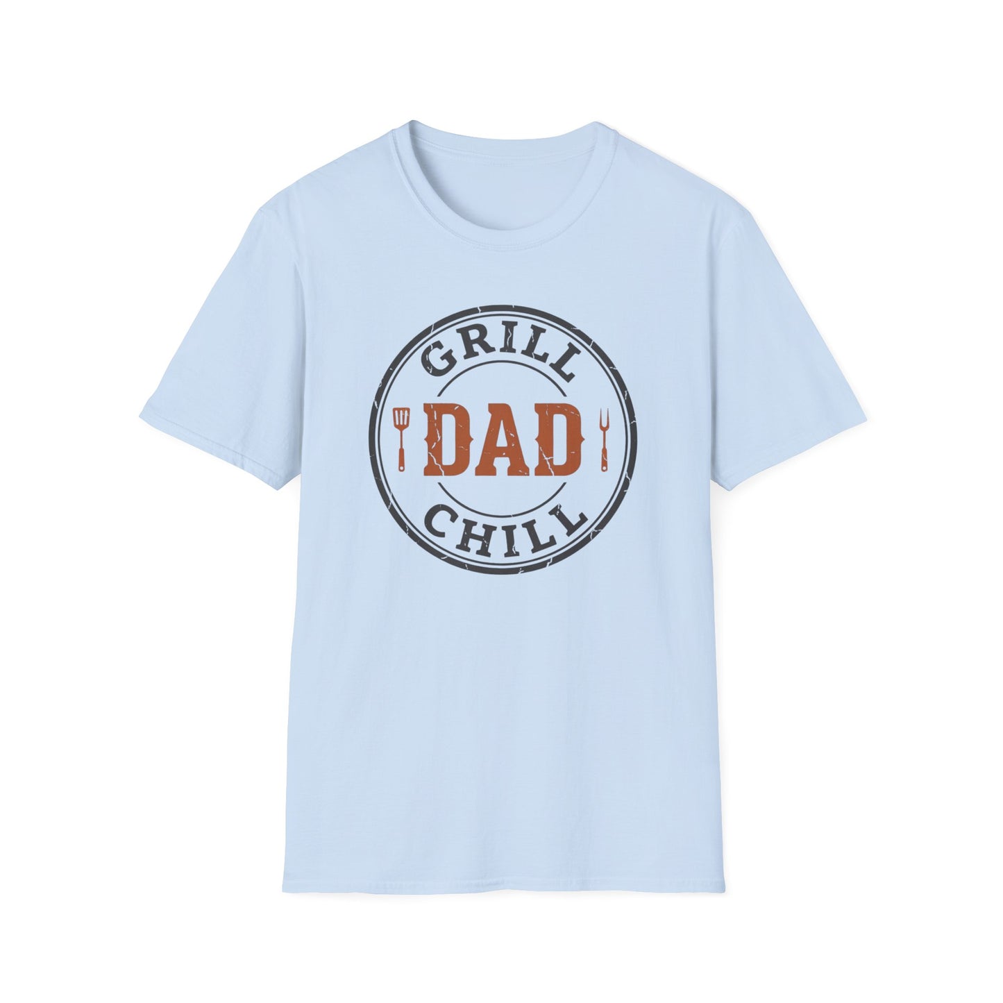 Grill and Chill Dad Shirt | BBQ Dad Father's Day Tee | Funny Dad Grilling Gift | BBQ Lover Dad Shirt
