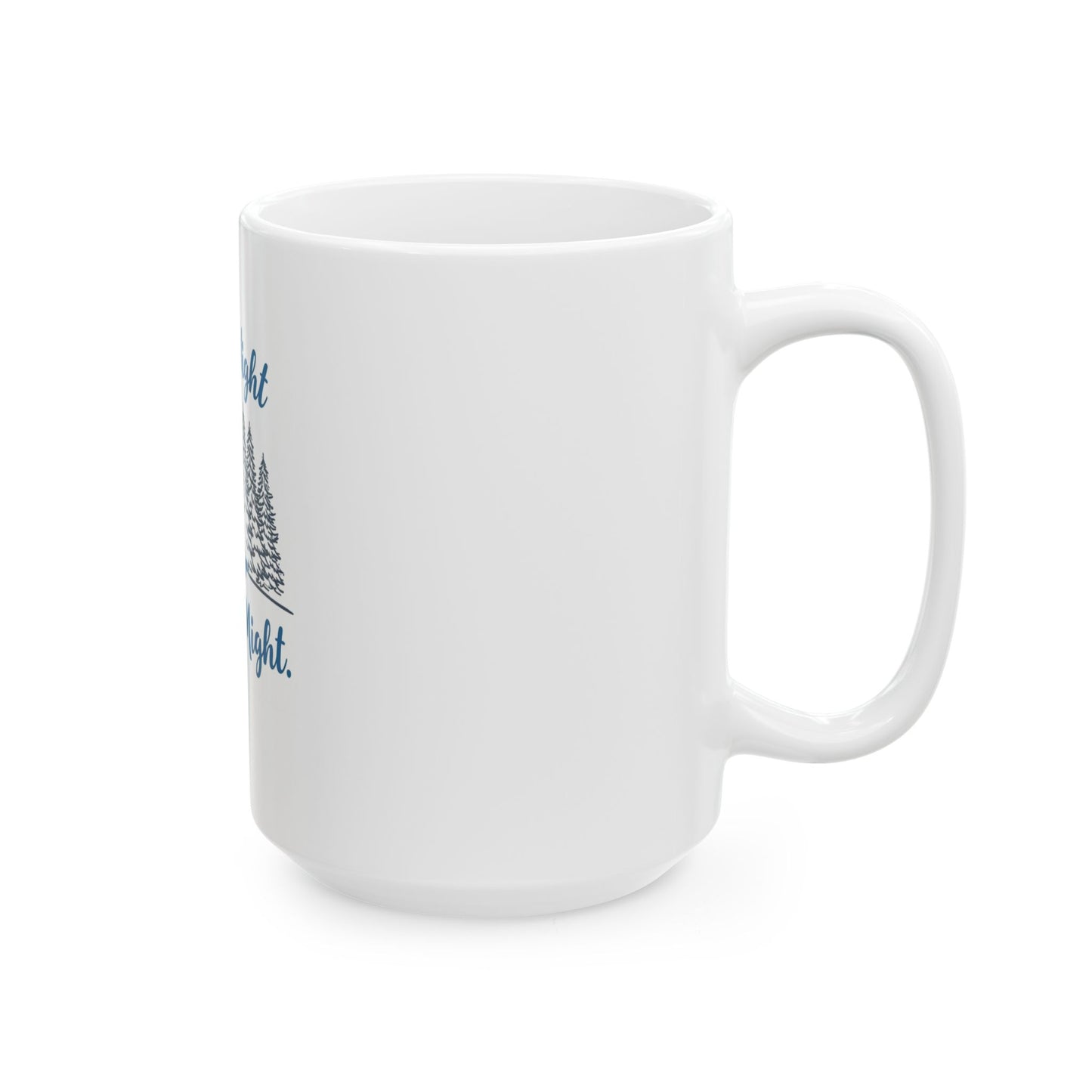 Silent Night, Mindful Might — Winter Meditation Mug