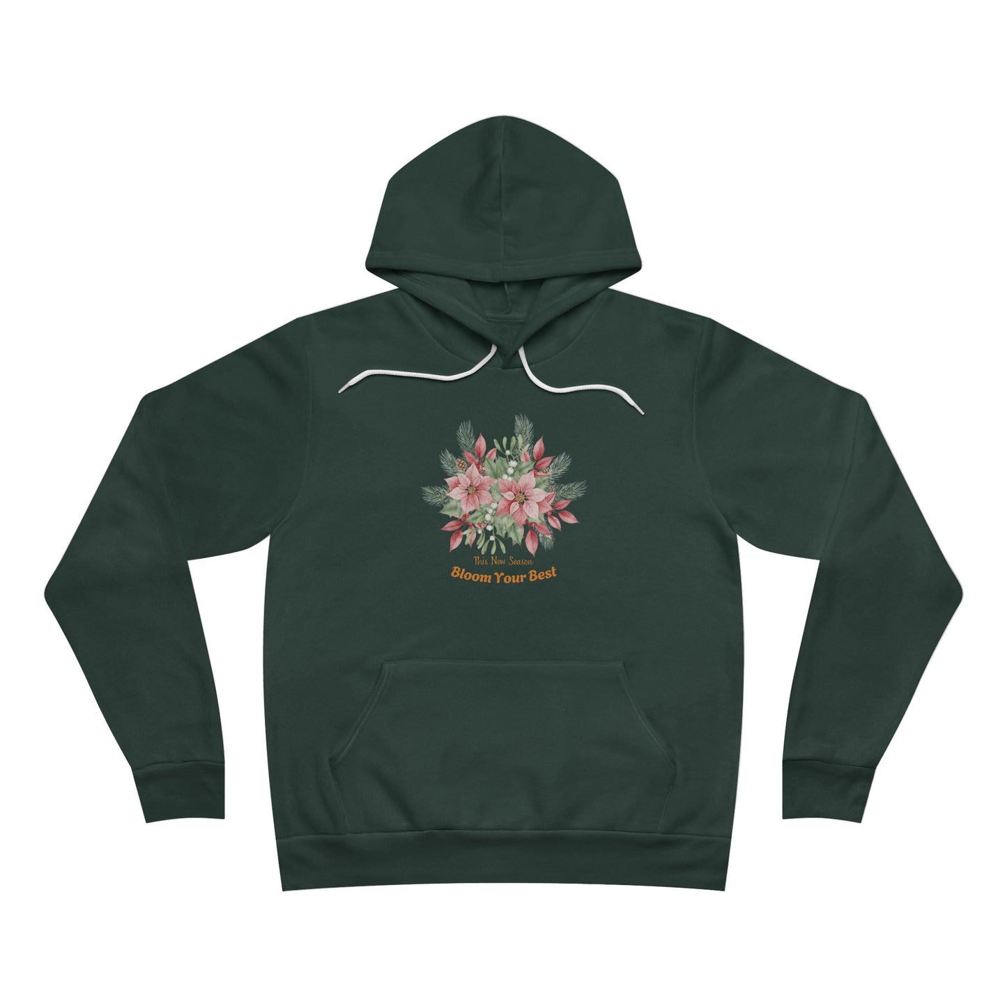 "This New Season – Bloom Your Best" Floral Hoodie