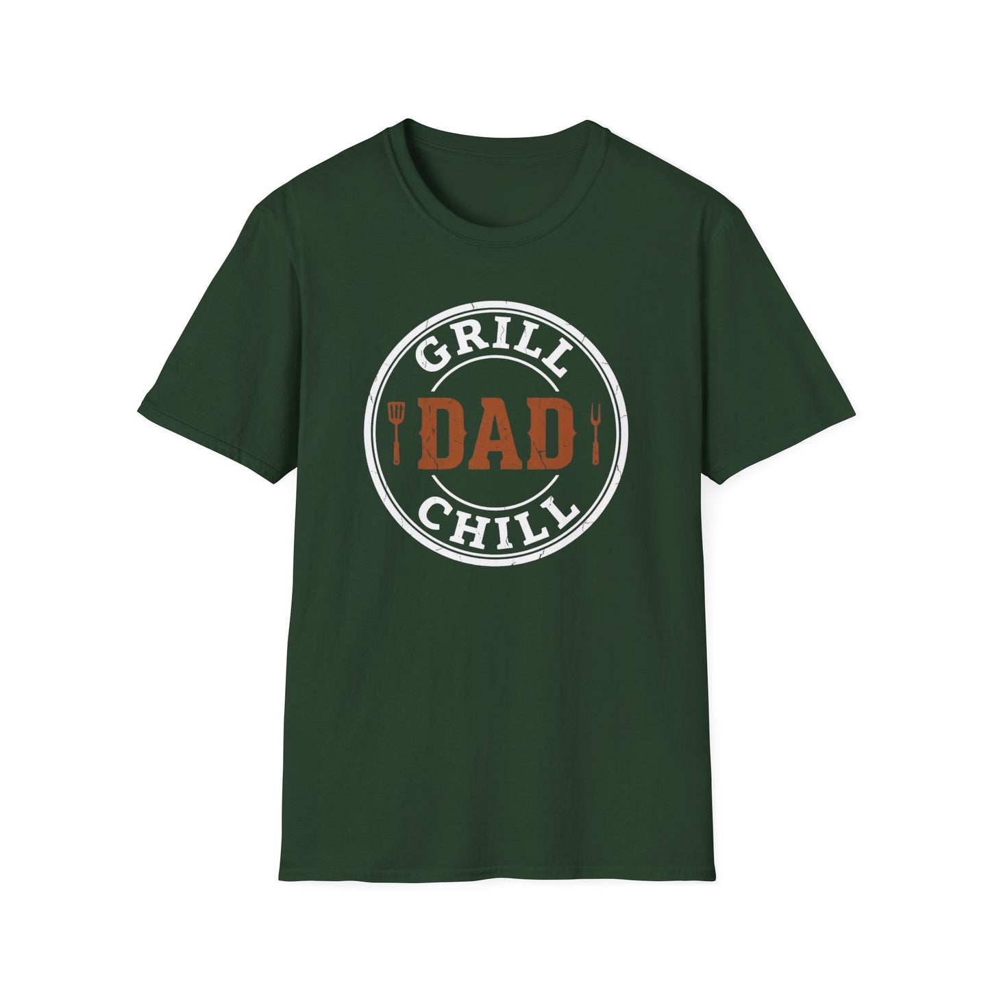 Grill and Chill Dad Shirt | BBQ Dad Father's Day Tee | Funny Dad Grilling Gift | BBQ Lover Dad Shirt