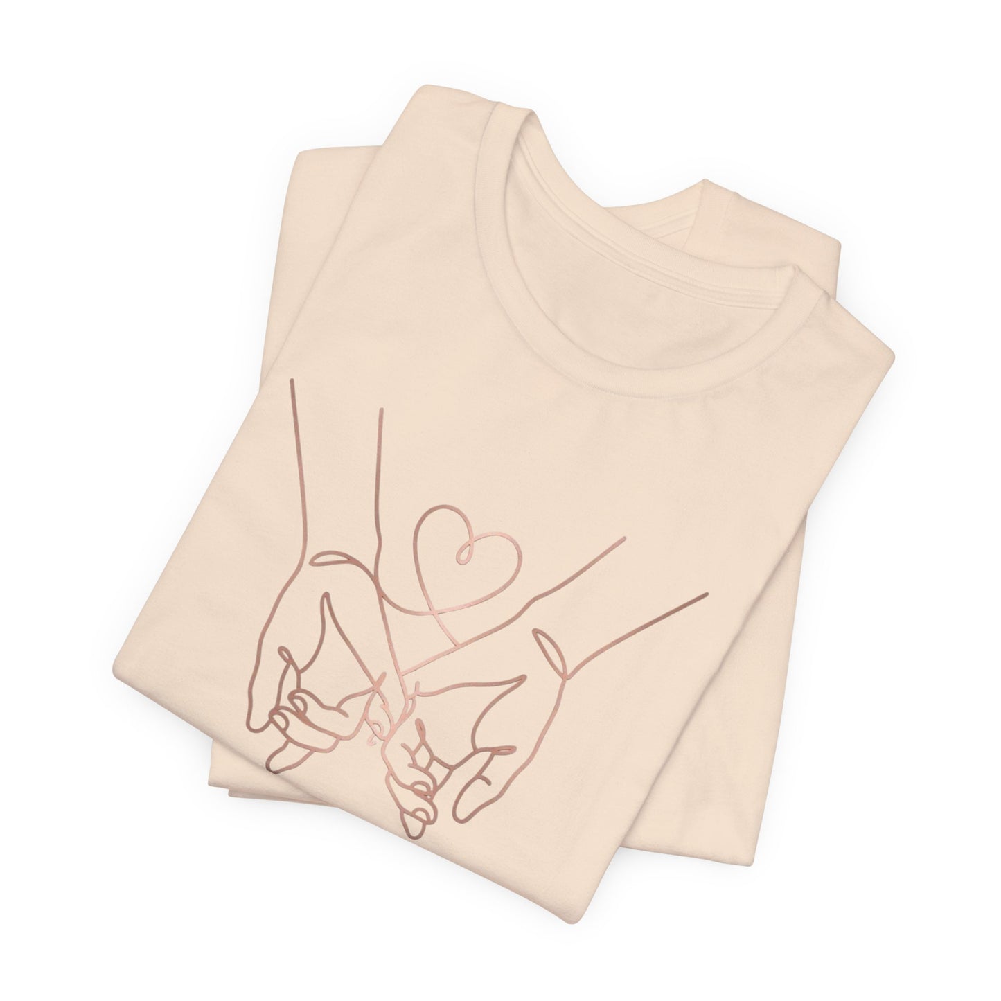 "Happily Ever After" Tee — Beautiful Line Art Love Bond