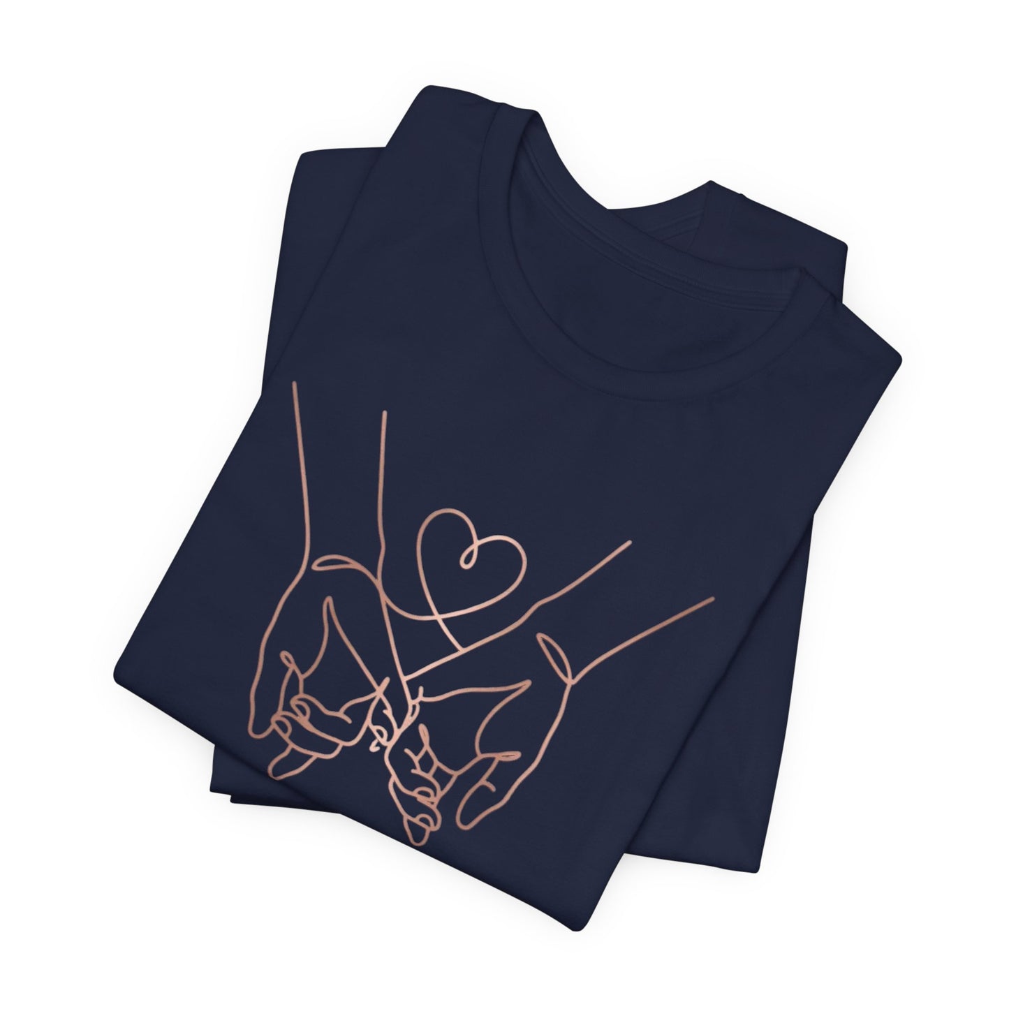 "Happily Ever After" Tee — Beautiful Line Art Love Bond