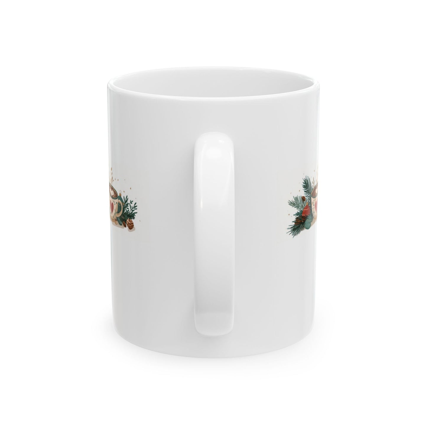 Peace, Love & Lattes Wrap Mug | Festive Coffee Lover Cup