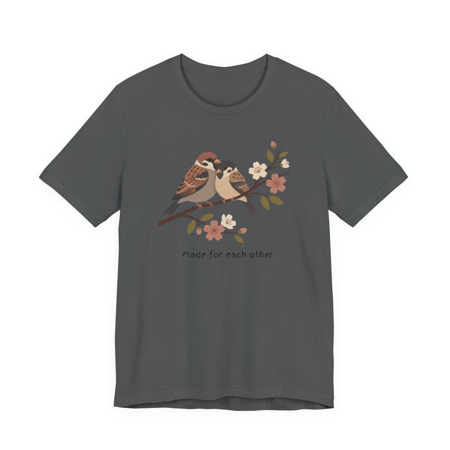 Made for Each Other Tee — Symbolic Expression with Birds