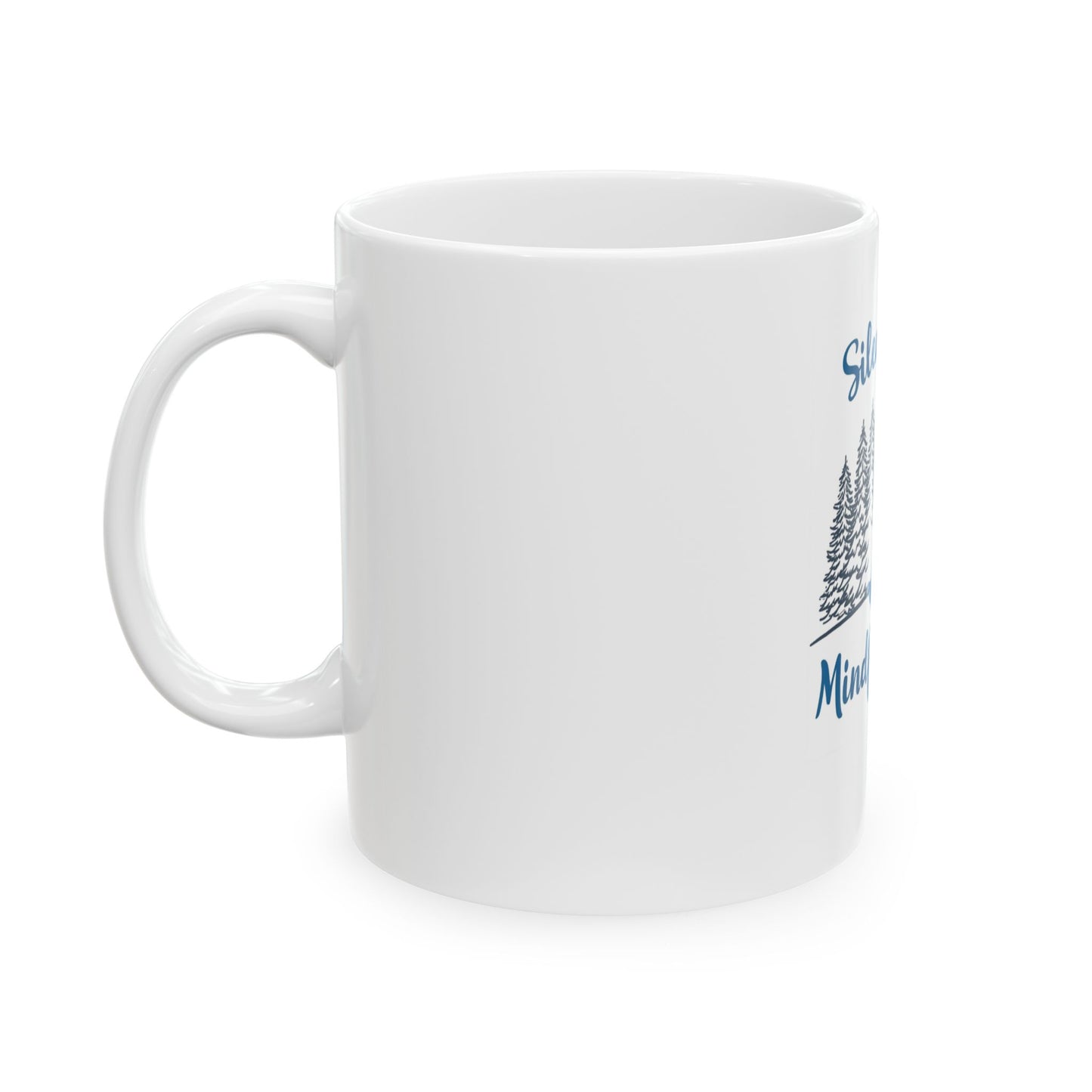 Silent Night, Mindful Might — Winter Meditation Mug