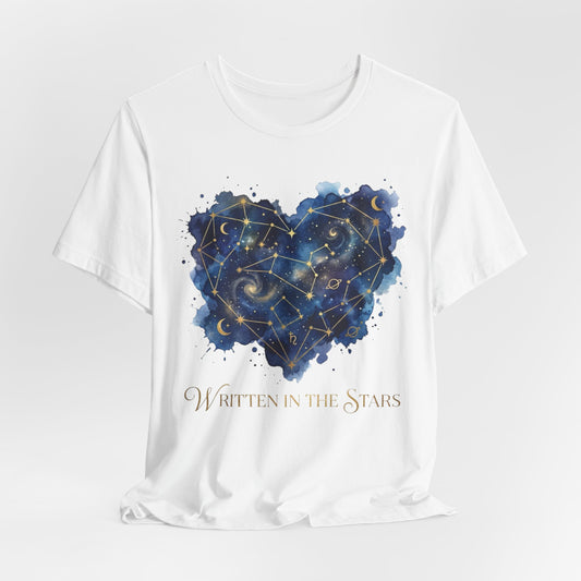 Love Written in the Stars Tee – Celestial Valentine Shirt