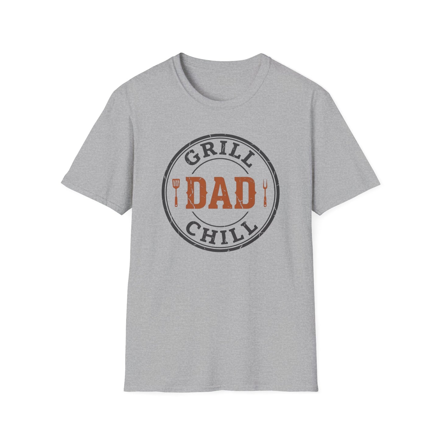 Grill and Chill Dad Shirt | BBQ Dad Father's Day Tee | Funny Dad Grilling Gift | BBQ Lover Dad Shirt