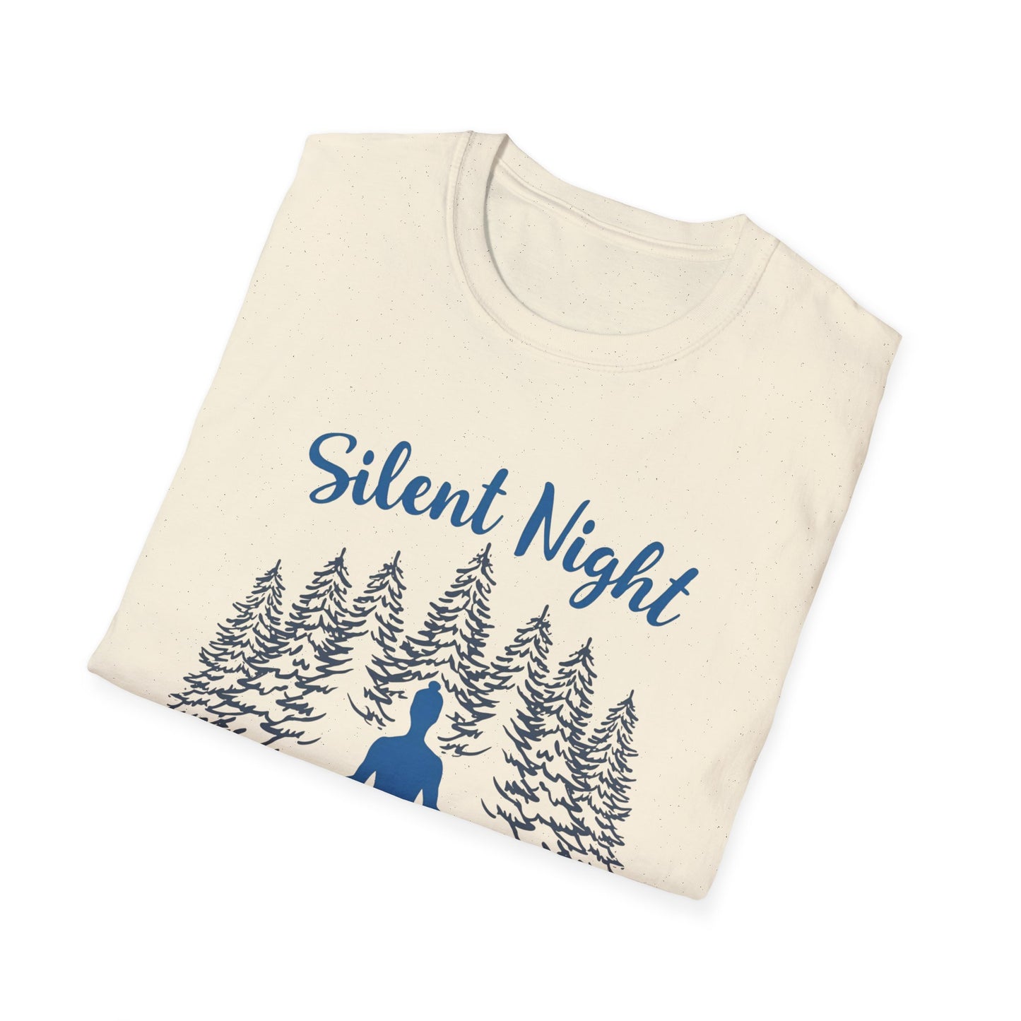 Silent Night, Mindful Might — Winter Meditation T-Shirt
