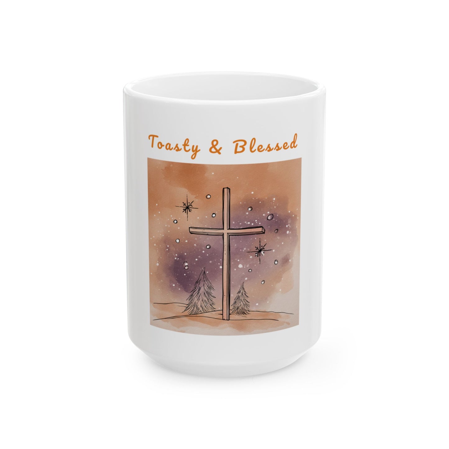 Toasty & Blessed – Christian Winter Mug (11oz & 15oz)