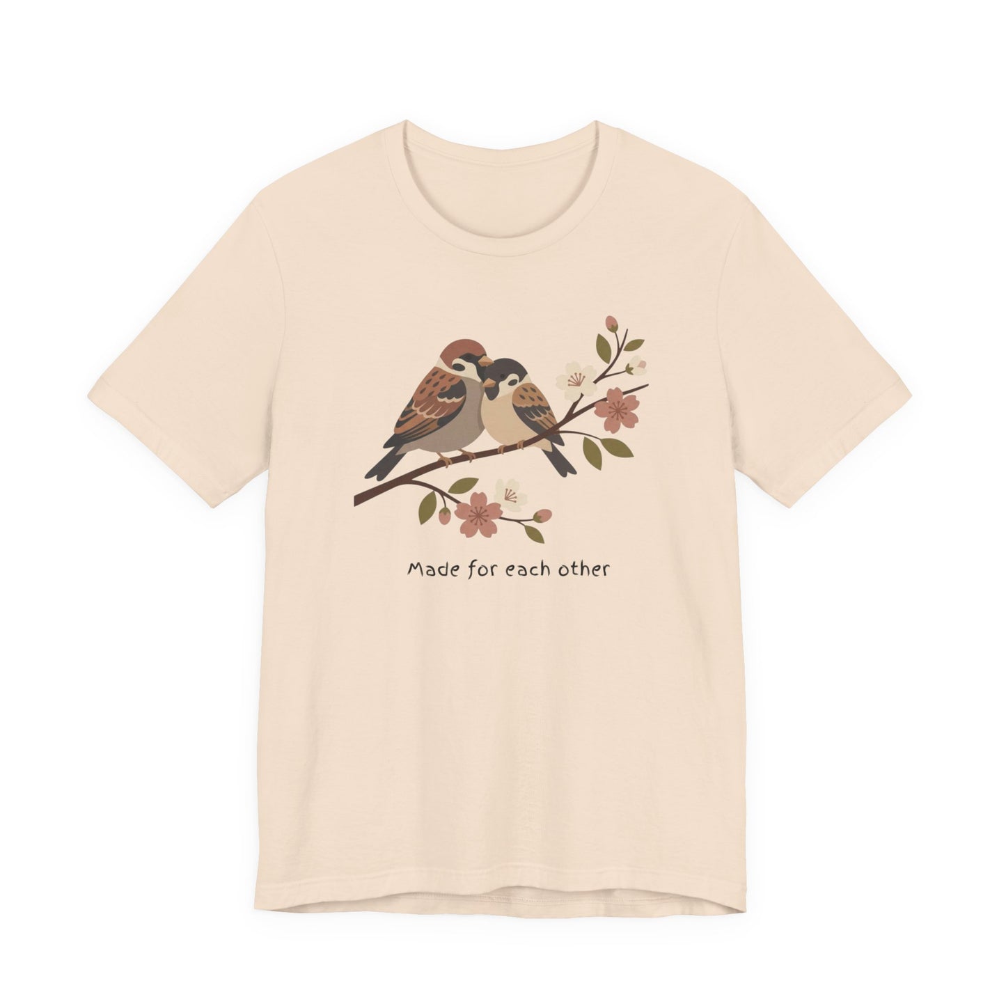 Made for Each Other Tee — Symbolic Expression with Birds