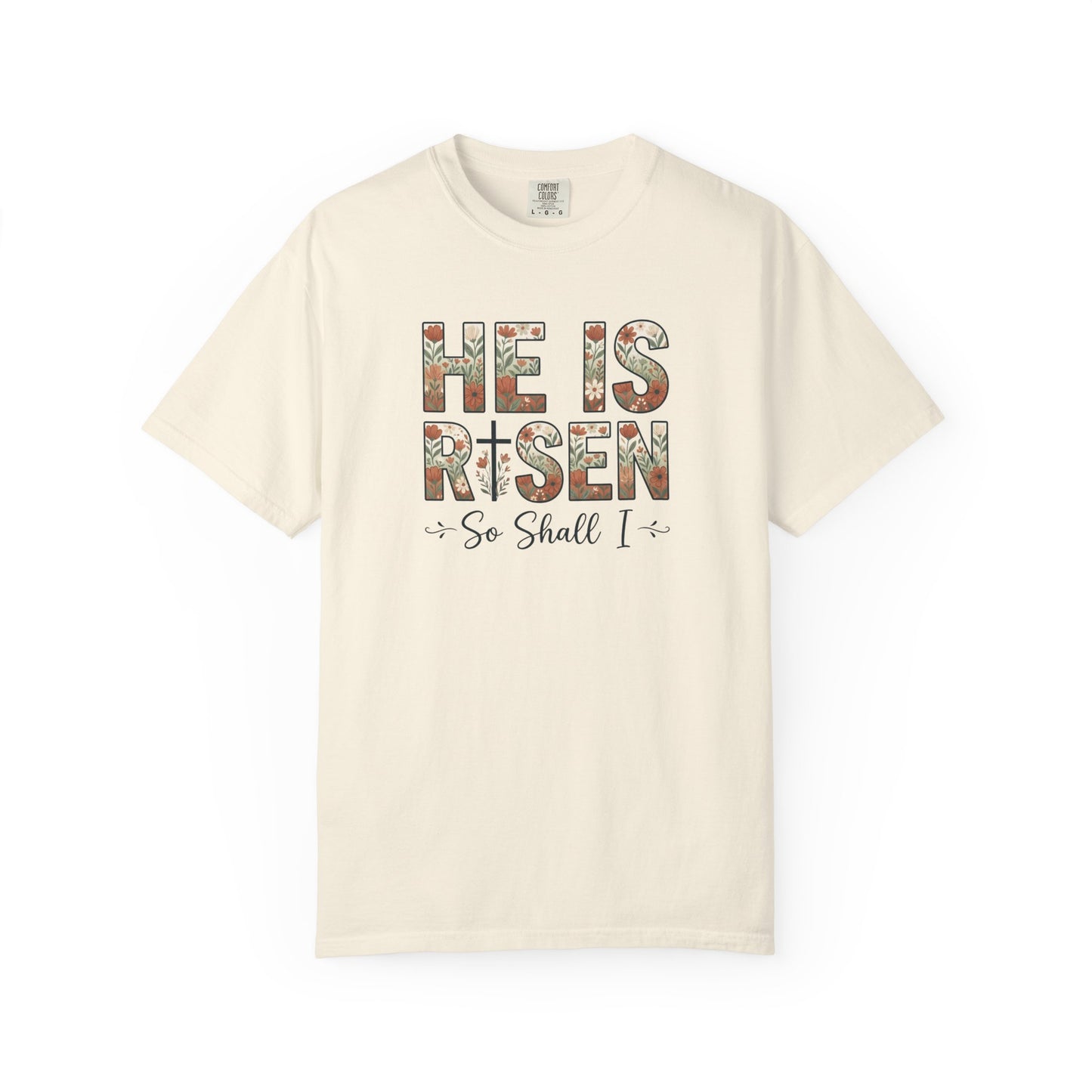 He is Risen Easter T-Shirt | Christian Faith Spring Tee