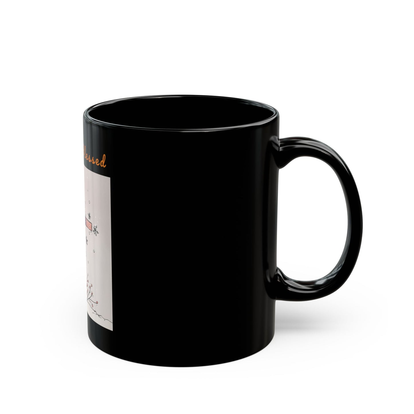 Toasty & Blessed – Christian Winter Mug - Black (11oz & 15oz)