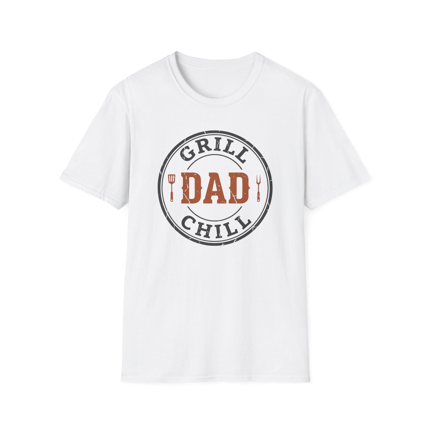 Grill and Chill Dad Shirt | BBQ Dad Father's Day Tee | Funny Dad Grilling Gift | BBQ Lover Dad Shirt