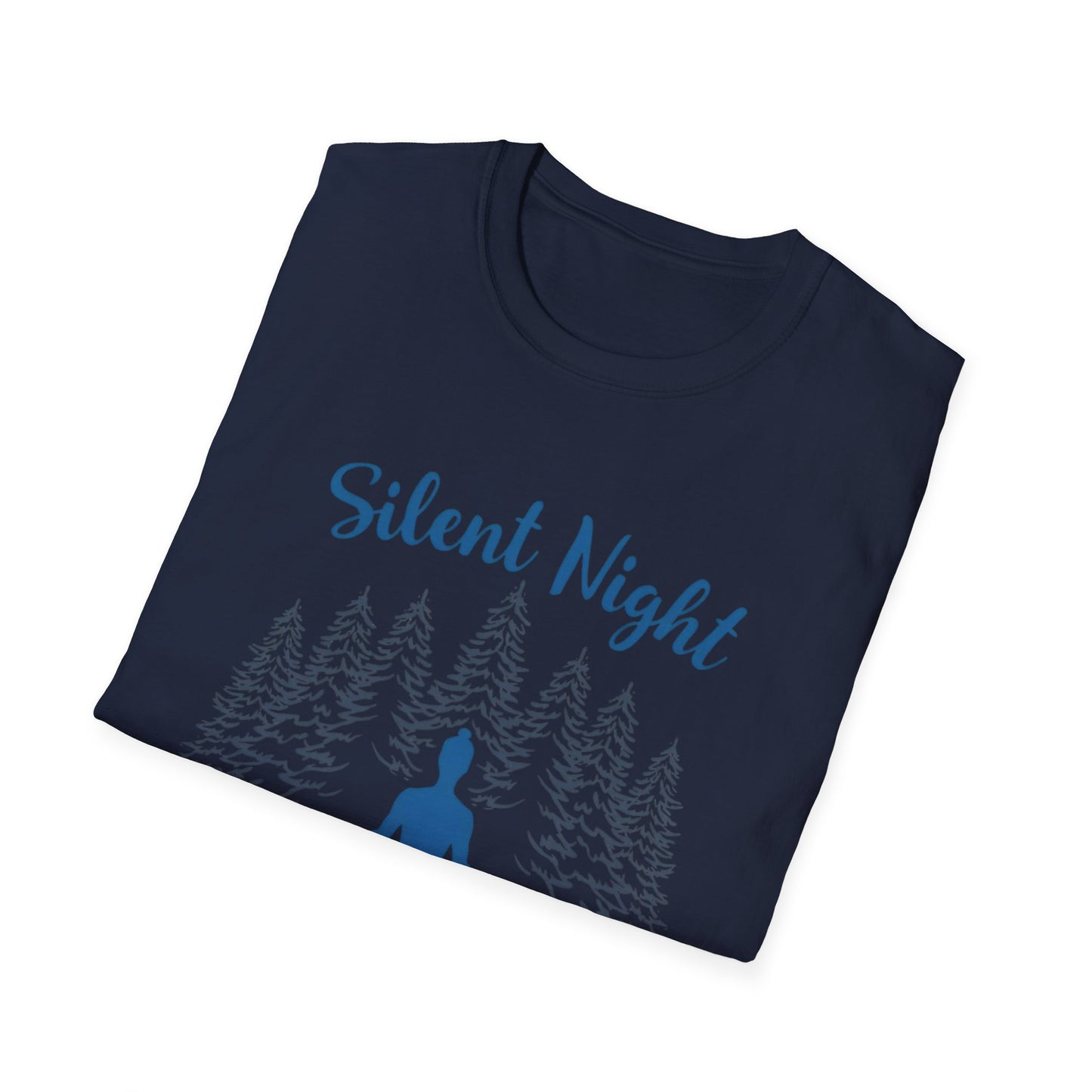 Silent Night, Mindful Might — Winter Meditation T-Shirt