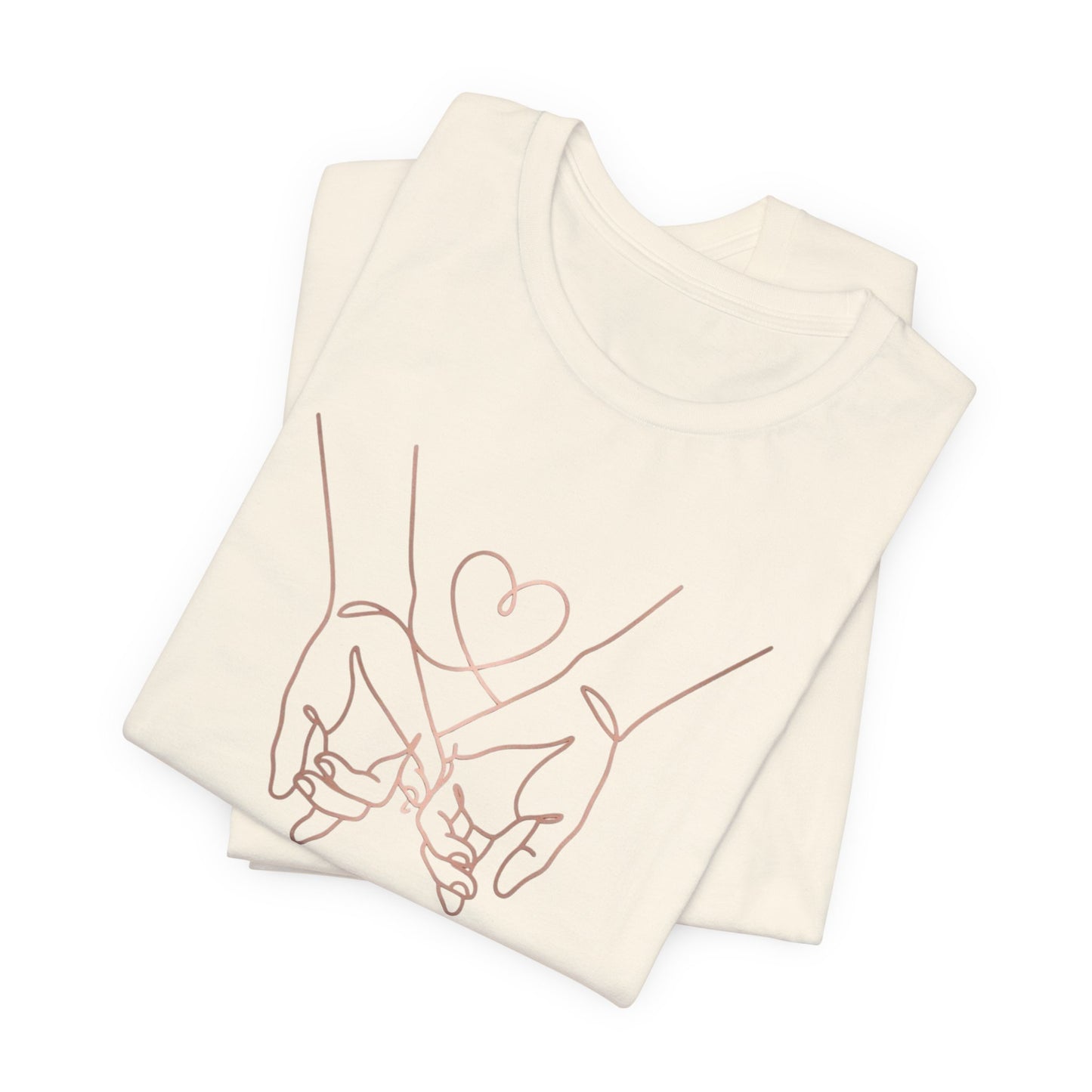 "Happily Ever After" Tee — Beautiful Line Art Love Bond