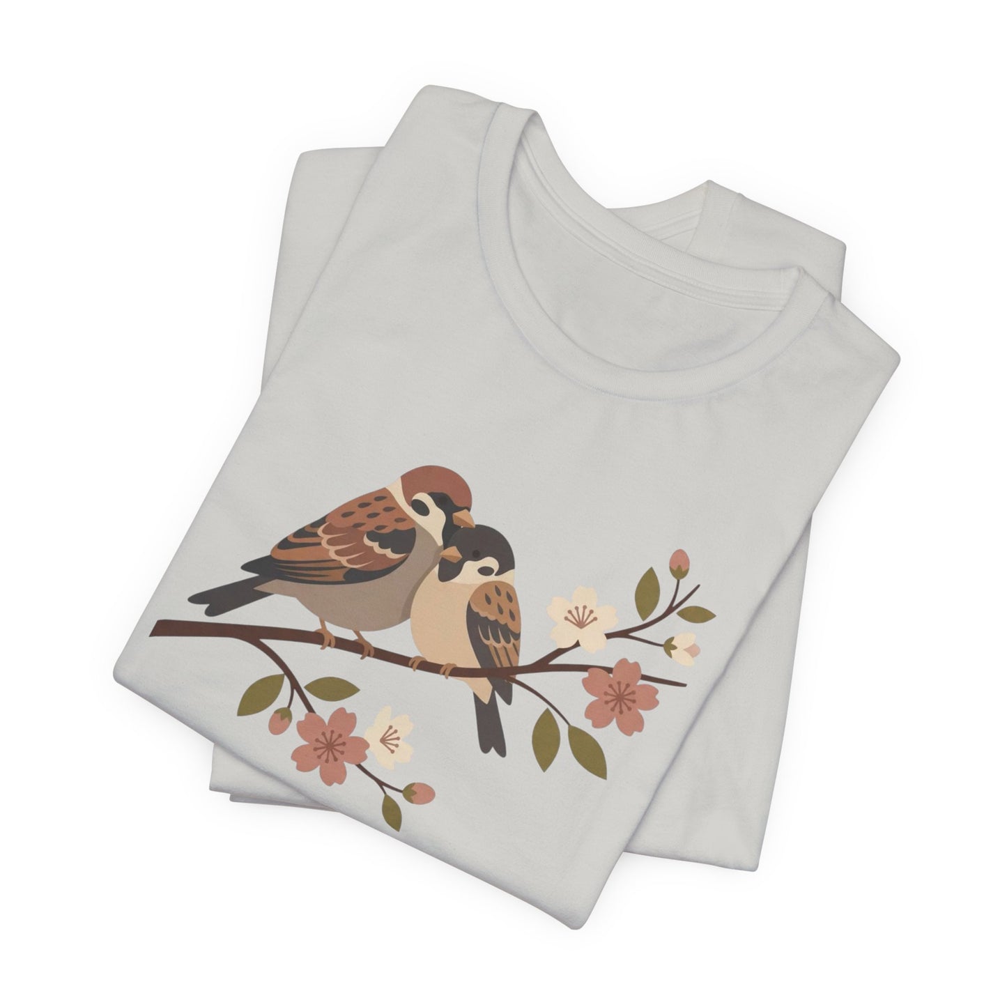 Made for Each Other Tee — Symbolic Expression with Birds
